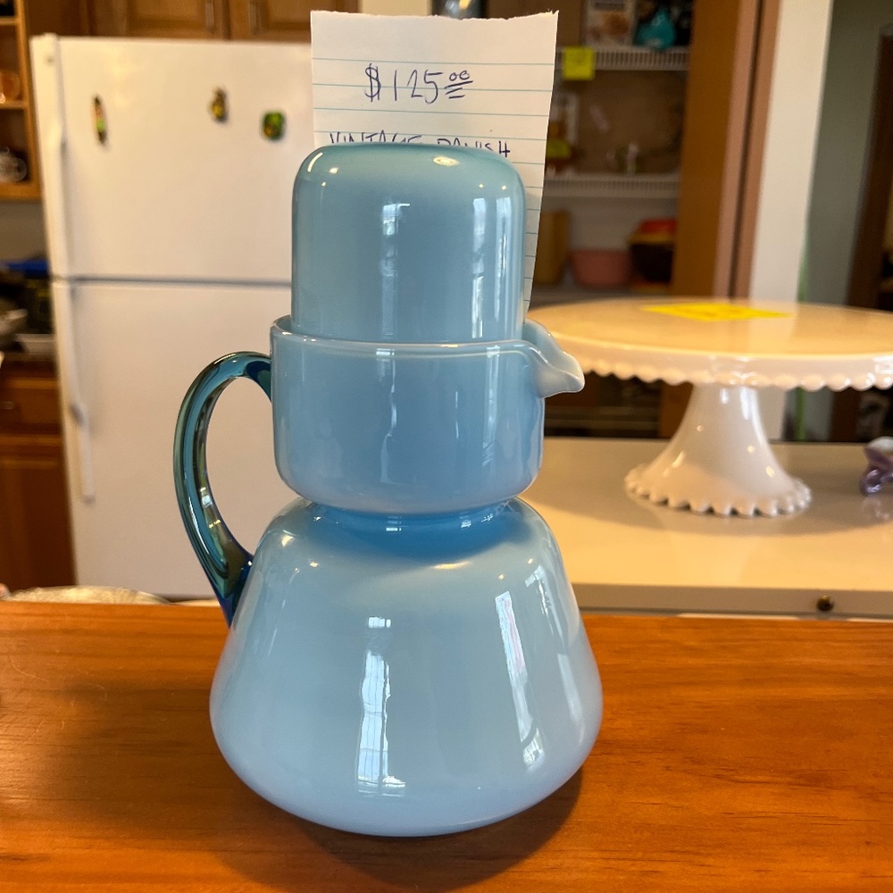 Vintage Danish glass carafe